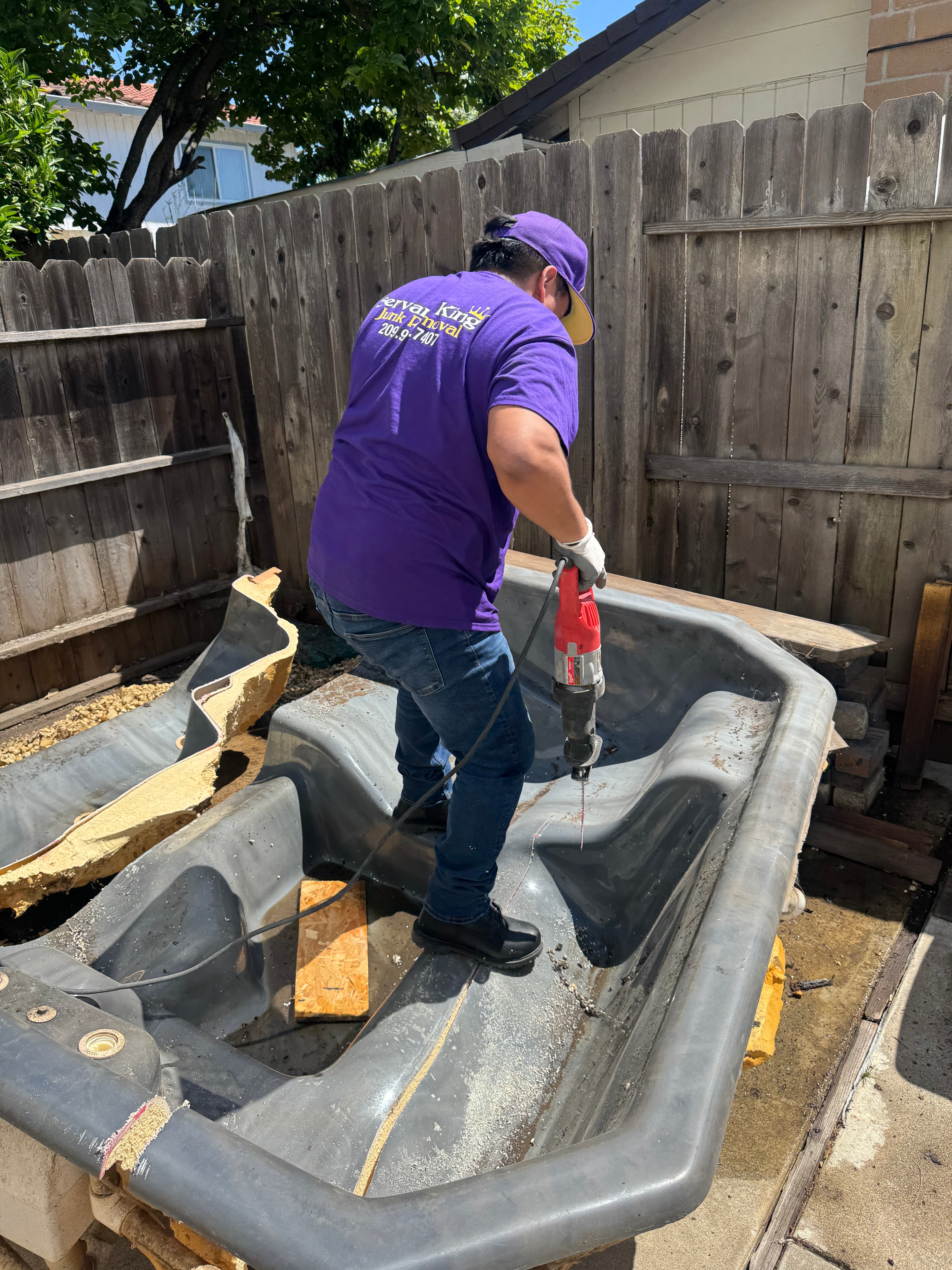 Hot Tub Removal